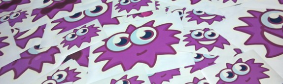 Custom Moshi Monsters Wall Graphics for Mind Candy!