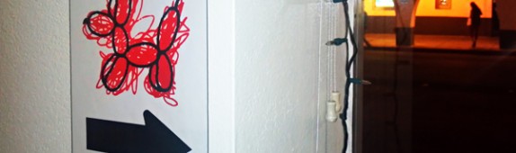 Custom wall graphics + badges for NSFW 2012 launch in Las Vegas!