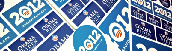 Political Campaign Re-Usable Wall Graphics + Premium Promotional Badges from WALLS 360!