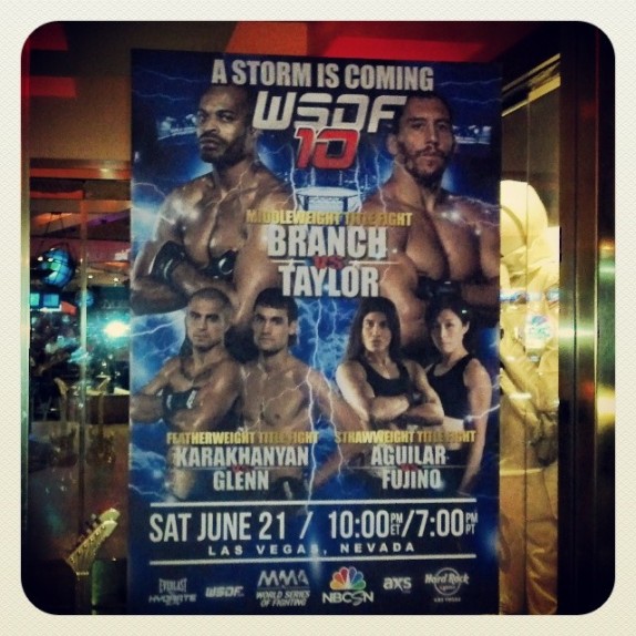Custom Wall Graphics for the MMA World Series of Fighting #WSOF10 at the Hard Rock Hotel & Casino, Las Vegas
