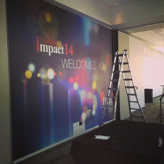 Walls360 Custom Wall Graphics for #Impact14 in Las Vegas