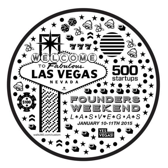 Custom Graphics for 500 Startups in Las Vegas