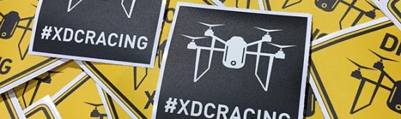 Walls360 custom wall graphics for XDC_TWO Xtreme Drone Circuit Racing in Downtown Las Vegas #XDCRacing