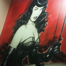Walls360 Custom Wall-to-Wall Graphics for the Bettie Page Store in Santa Monica
