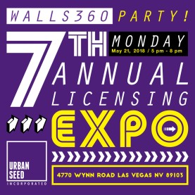 Walls360 LICENSING EXPO 2018 PARTY #Walls360 #UrbanSeed #CreativeStartups #LasVegas #Licensing18