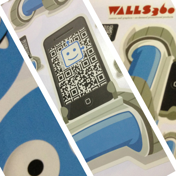 WALLS 360 created a custom collection of on-demand promotional graphics for ROMOTIVE!