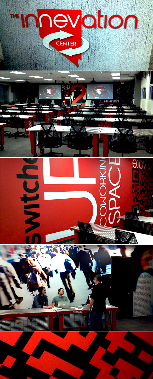 MORE Wall-to-Wall Custom Wall Murals for the Switch InNEVation Center in Las Vegas!
