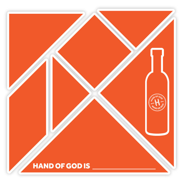 Custom Wall Graphics + On-Demand Promotional Products for Hand of God Wines at the MidAtlantic Wine + Food Festival!
