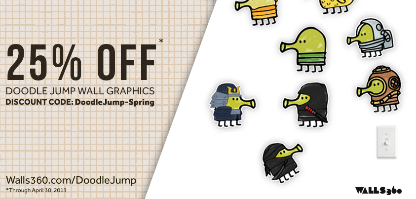 NEW Doodle Jump Wall Graphics!