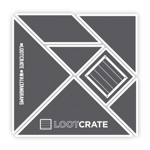 Custom #WallTangrams for #LootCrate!