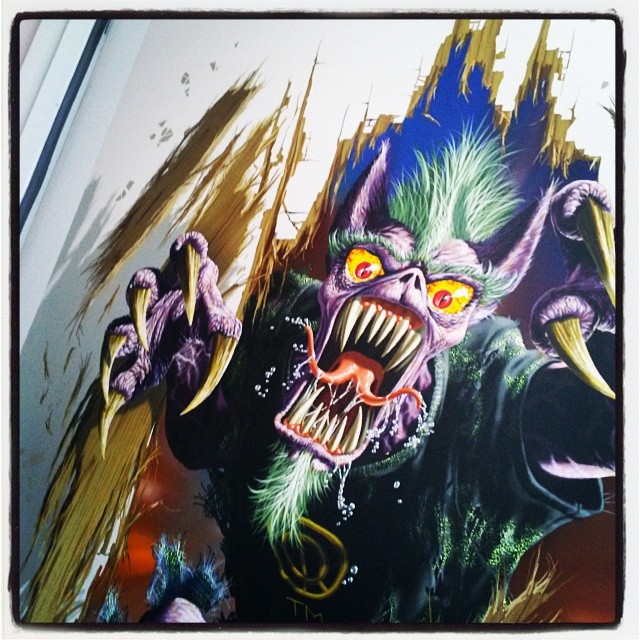 Holiday Special: Exclusive Derek Riggs Door Monster Wall Graphics!