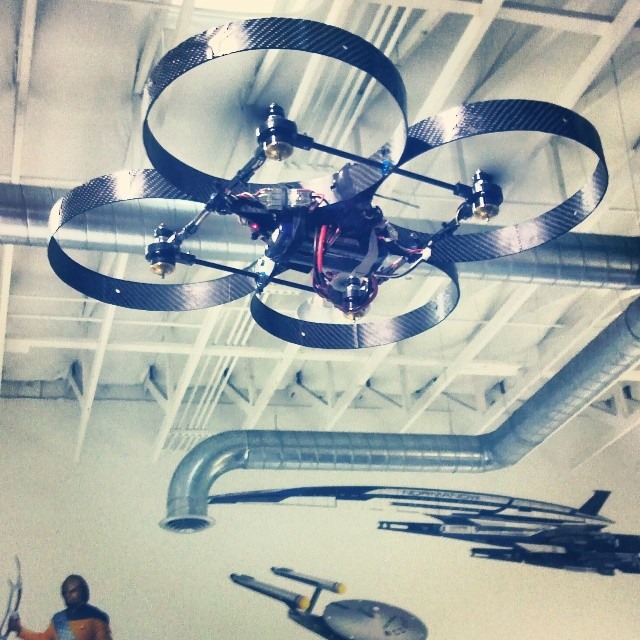 Skyworks Aerial Systems Quadrotor Delivery Drone Testing, Las Vegas