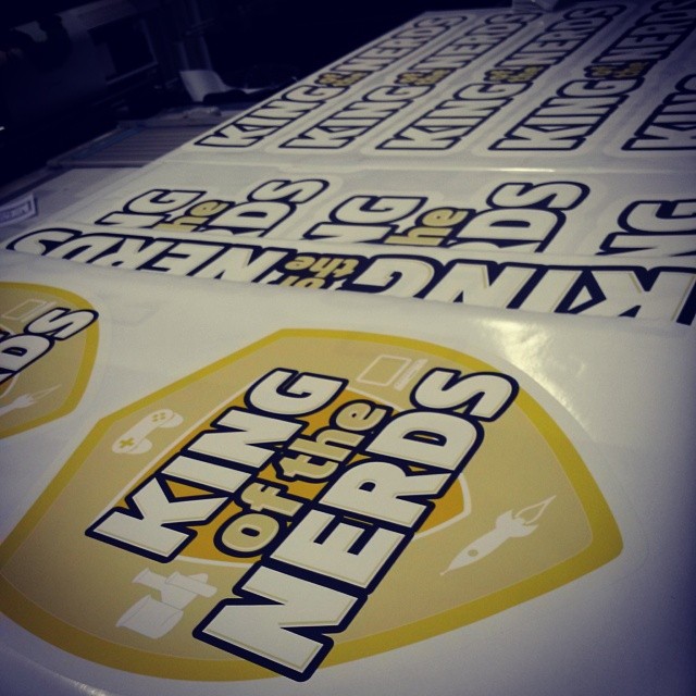 Custom Wall Graphics for King of the Nerds and Loot Crate!