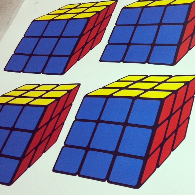 Walls360 Launches Rubik's Cube Re-Positionable Wall Graphics Collections!