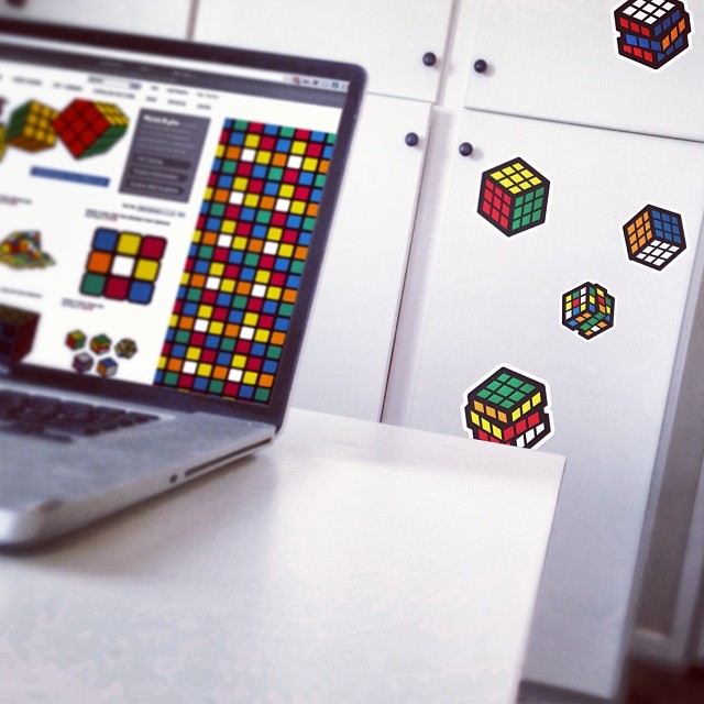 Walls360 Launches Rubik's Cube Re-Positionable Wall Graphics Collection!