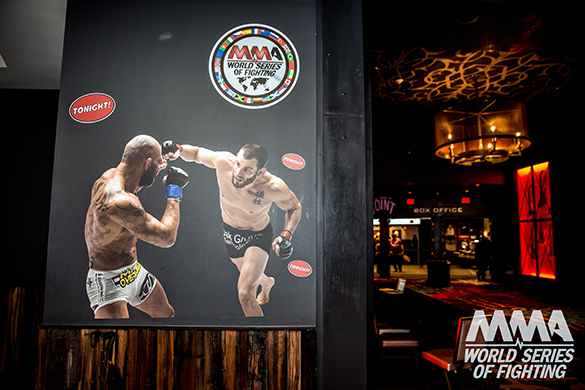 Custom Wall Graphics for the MMA World Series of Fighting #WSOF9 at the Hard Rock Hotel & Casino, Las Vegas