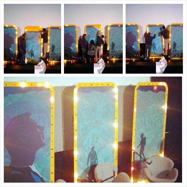 Walls360 Custom Wall Graphics: #HumansFromEarth at the Egyptian Theatre