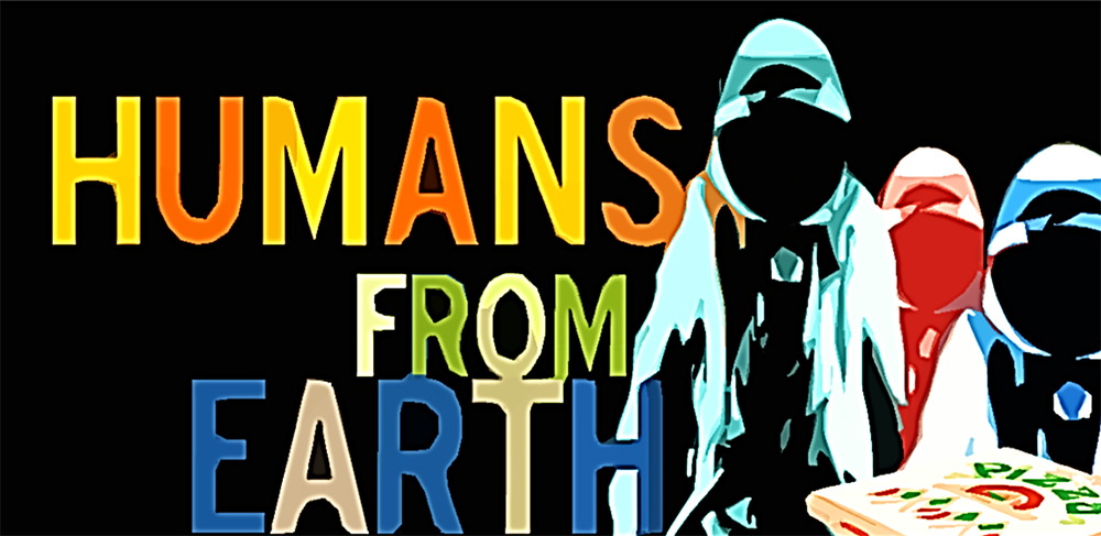 Custom Wall Graphics for #HumansFromEarth at the Egyptian Theatre from Walls360