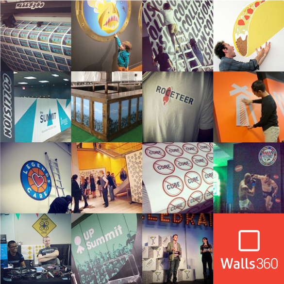 Custom Walls360 Promotional Graphics: Made in USA + Shipped Worldwide!  