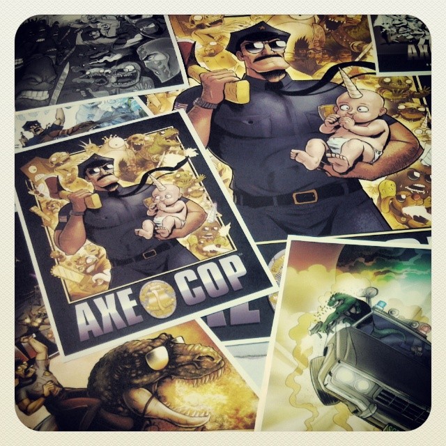 Walls360 Launches Axe Cop On-Demand Wall Graphics Collection at Comic-Con 2014 #SDCC