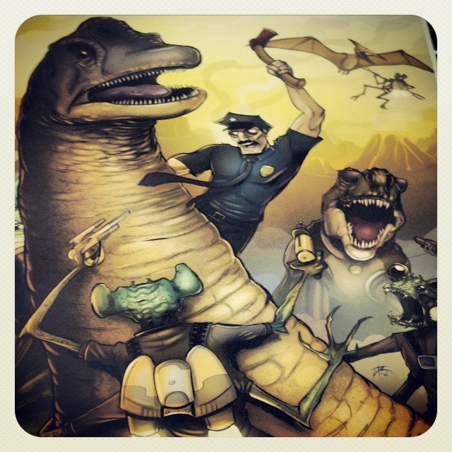 Walls360 Launches Axe Cop On-Demand Wall Graphics Collection at Comic-Con 2014 #SDCC