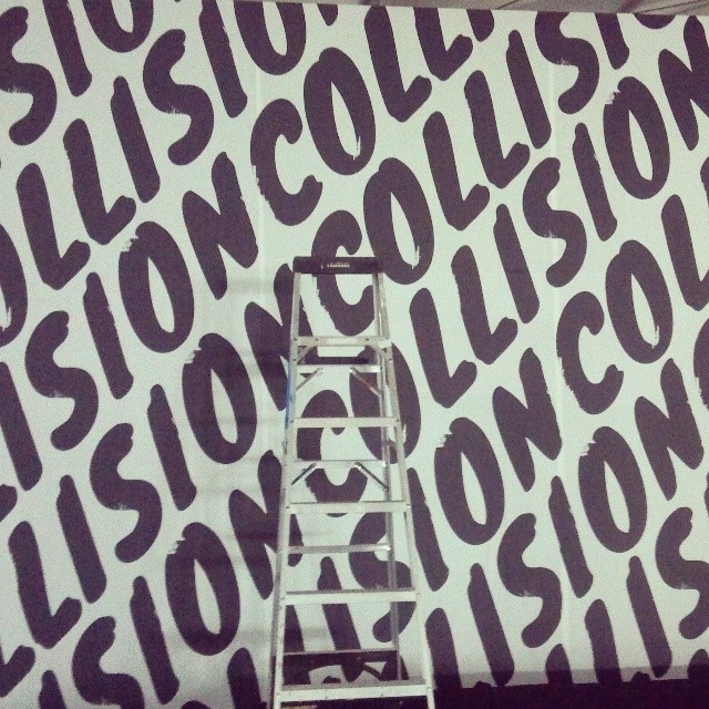 Custom Wall-to-Wall Graphics for Collision Conference 2015 in Las Vegas! #CollisionConf