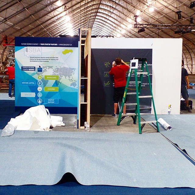 Custom Wall-to-Wall Graphics for Collision Conference 2015 in Las Vegas! #CollisionConf