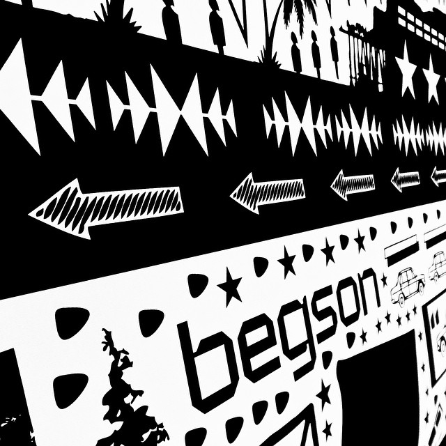 Begsonland custom Walls360 wall graphics at Zappos in Las Vegas
