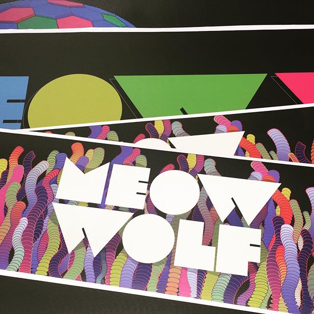 Walls360 custom wall graphics for Meow Wolf 
