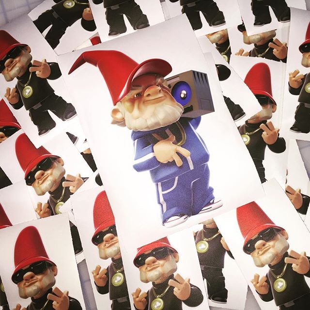 Walls360 custom #GnomeBoys wall graphics for Bigshot Toyworks at Designer Con #DCon2015