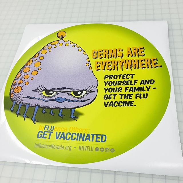 Walls360 Custom Wall Graphics for Immunize Nevada #NVFLU