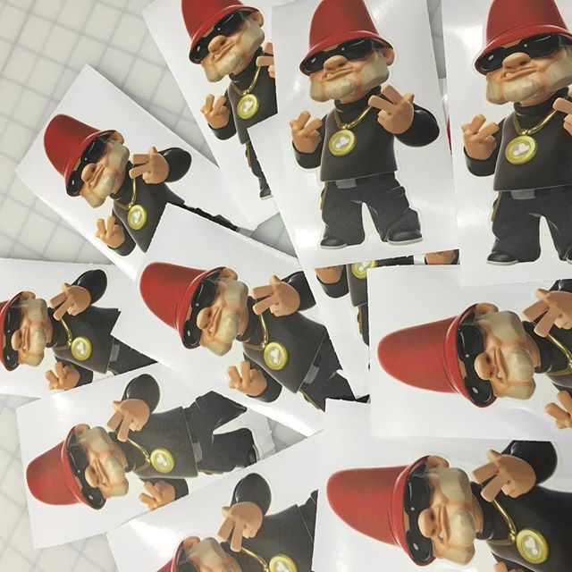 Walls360 custom #GnomeBoys wall graphics for Bigshot Toyworks at Designer Con #DCon2015