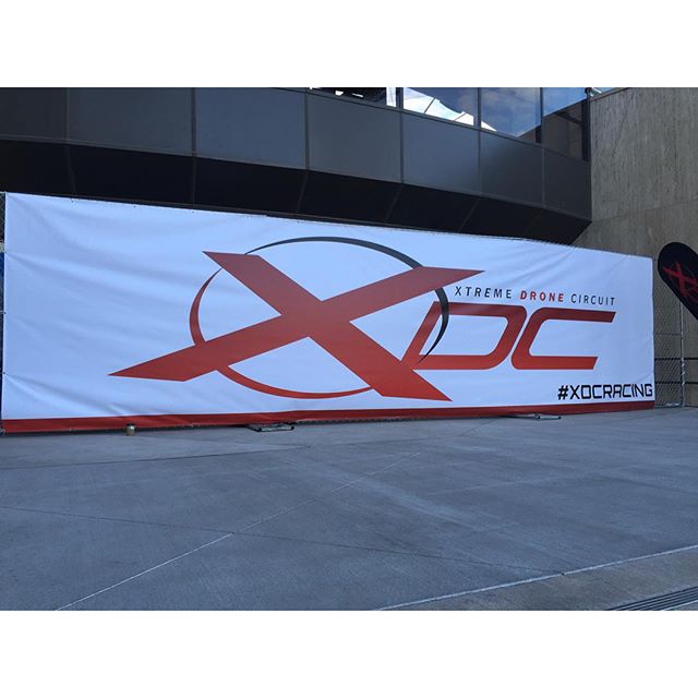  Walls360 custom wall graphics for XDC_TWO Xtreme Drone Circuit Racing in Downtown Las Vegas #XDCRacing