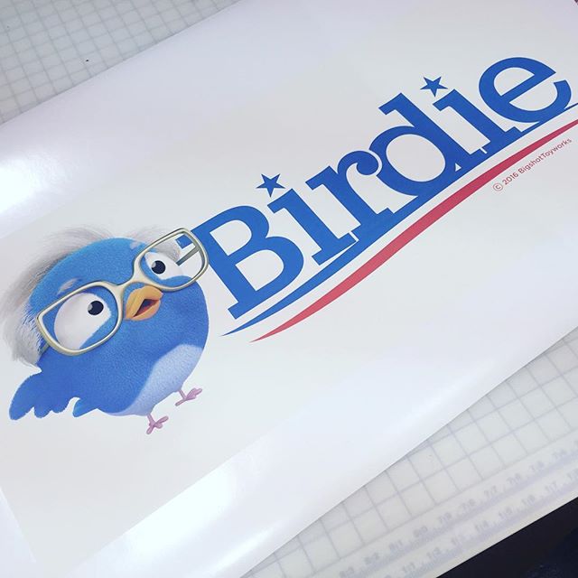 Walls360 custom wall graphics for Bigshot Toyworks #BirdieSanders 