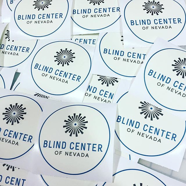 Custom wall graphics for the Blinde Center of Nevada #blindcenterofnv 