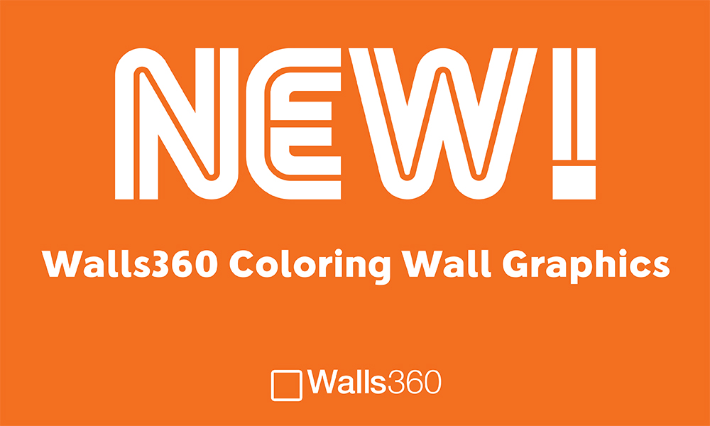 COLORING Wall Graphics from Walls360