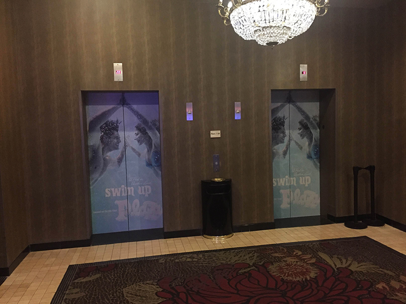 Custom Wall Graphics for the Plaza Hotel and Casino in Downtown Las Vegas #Walls360 #LasVegas
