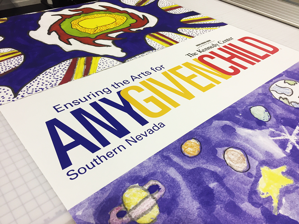 Walls360 custom wall graphics for Any Given Child at the Smith Center in Las Vegas #AnyGivenChild #CCSD