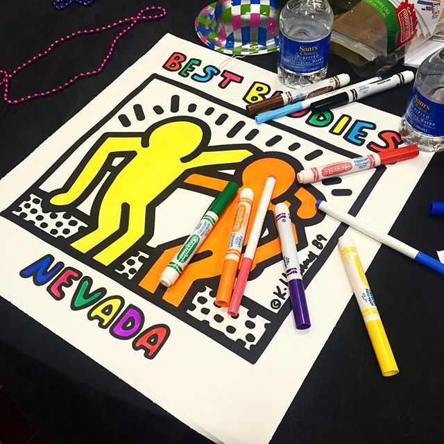 Best Buddies Nevada COLORING PARTY at Caesars Palace in Las Vegas #Coloring360