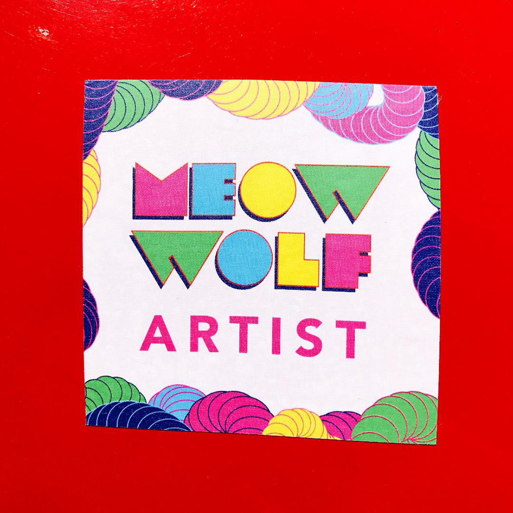 Walls360 custom wall graphics for Meow Wolf in Las Vegas #MeowWolf #ArtMotel